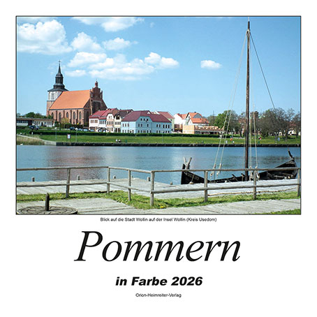 Heimatkalender Pommern in Farbe 2026